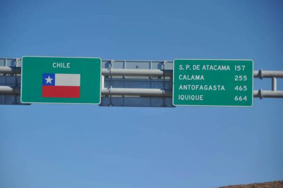 No Paso de Jama, fronteira entre Argentina e Chile, a 4.400 metros de altitude